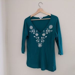 Old Navy Embroidered Top